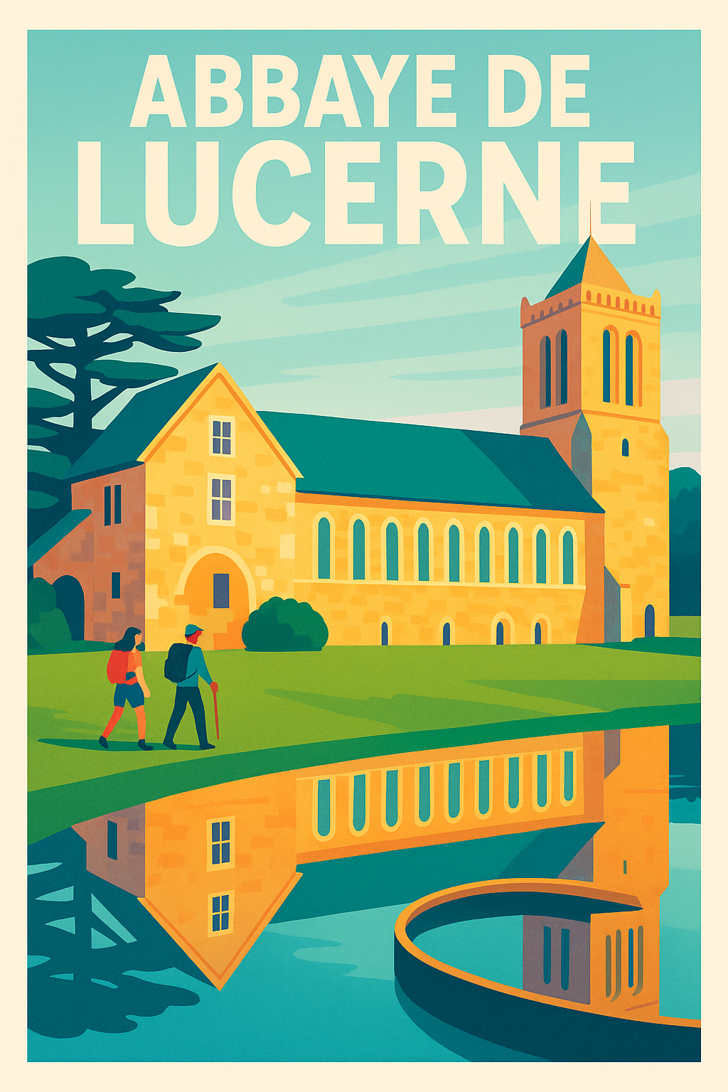 Affiche de Abbaye de la Lucerne - Un havre de paix en Normandie