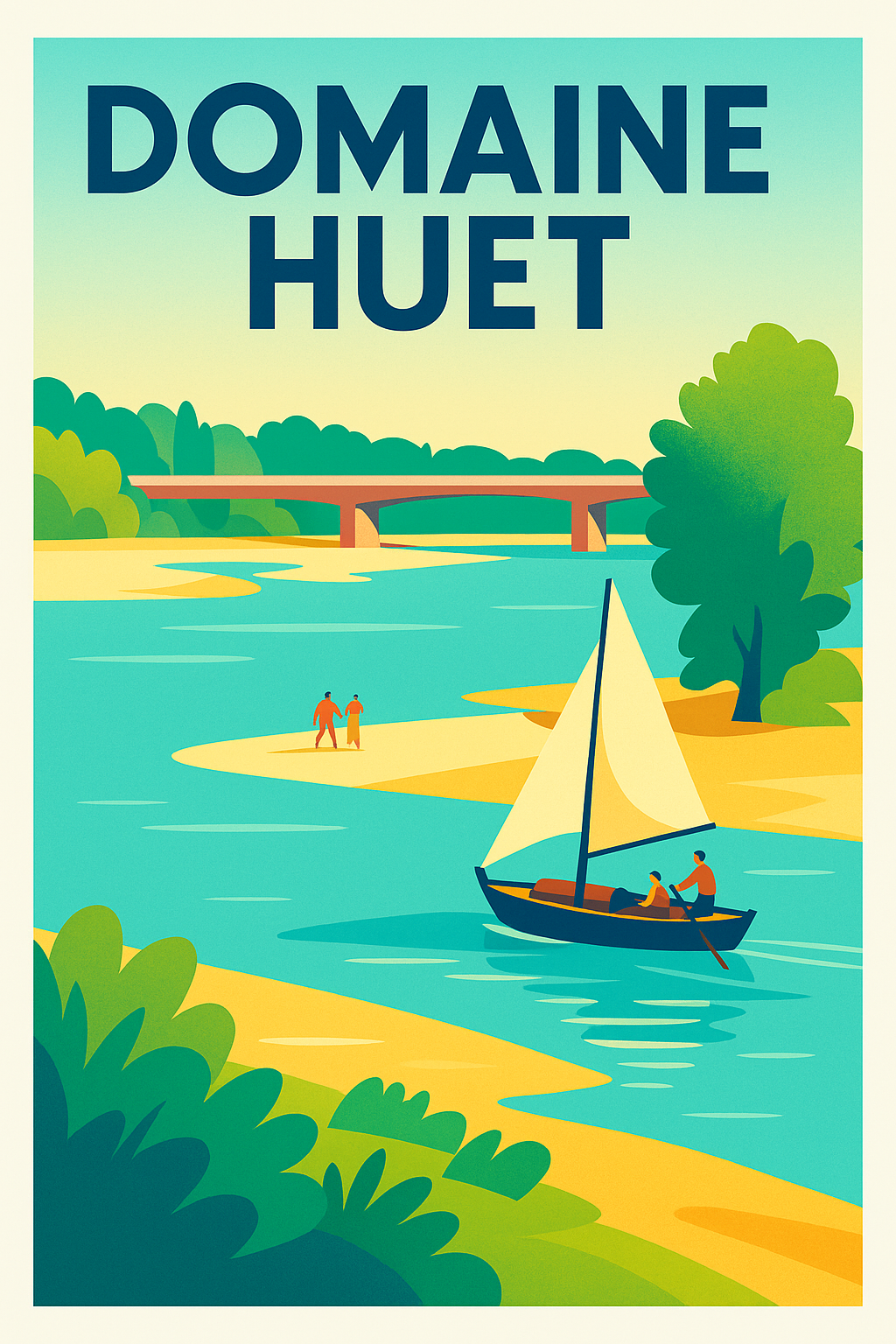 Affiche de Domaine Huet - L'élégance bucolique au fil de l'eau