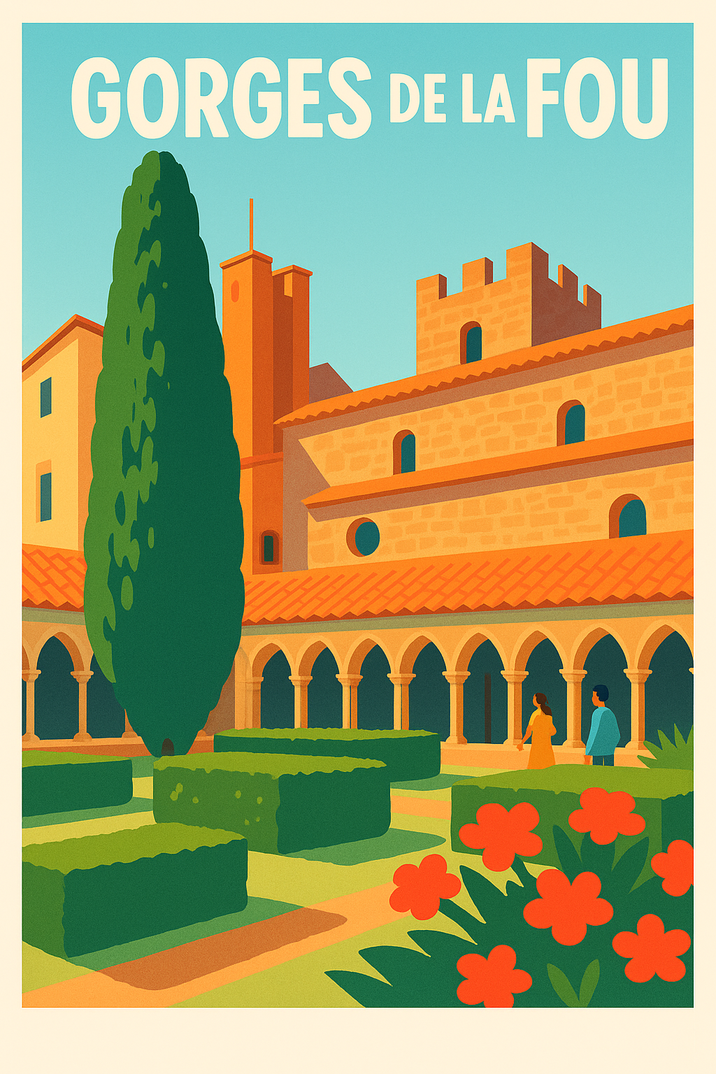Affiche de Gorges de la Fou - L'éclat du patrimoine catalan