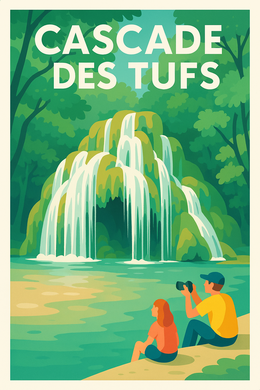 Affiche de Cascade des Tufs - Évadez-vous au cœur du Jura