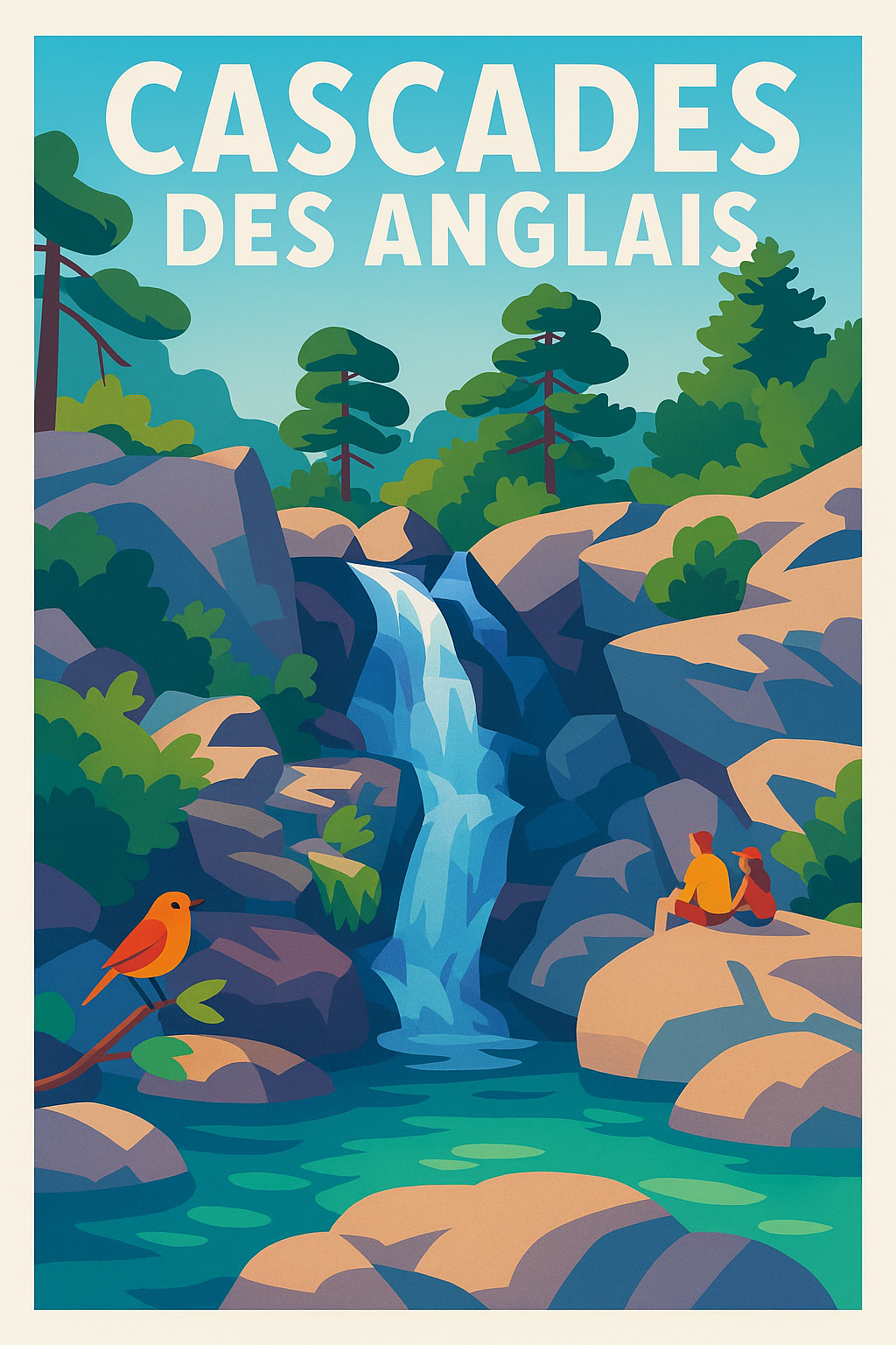 Affiche de Cascades des Anglais - Une évasion naturelle au cœur de la Corse