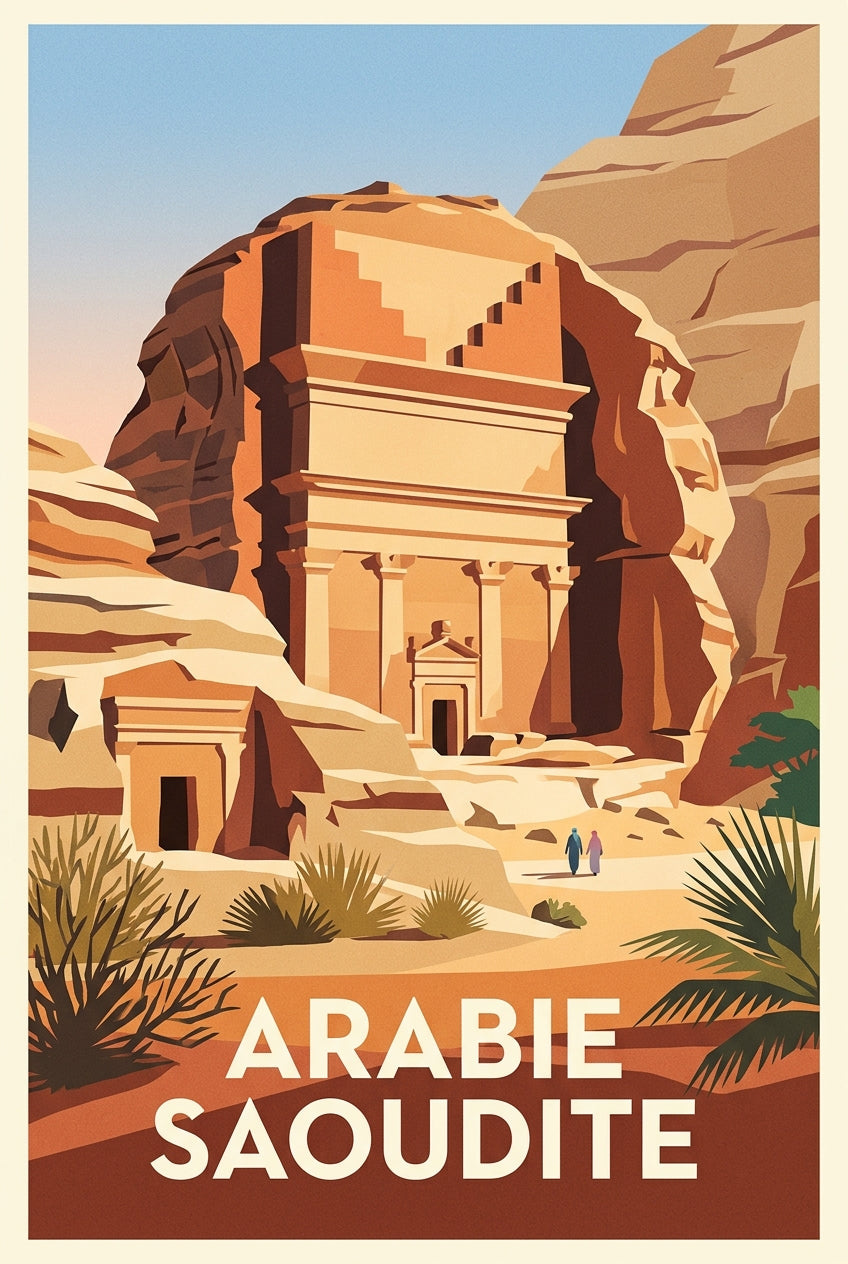 Affiche d'Arabie Saoudite, Al-Ula poster | Afich