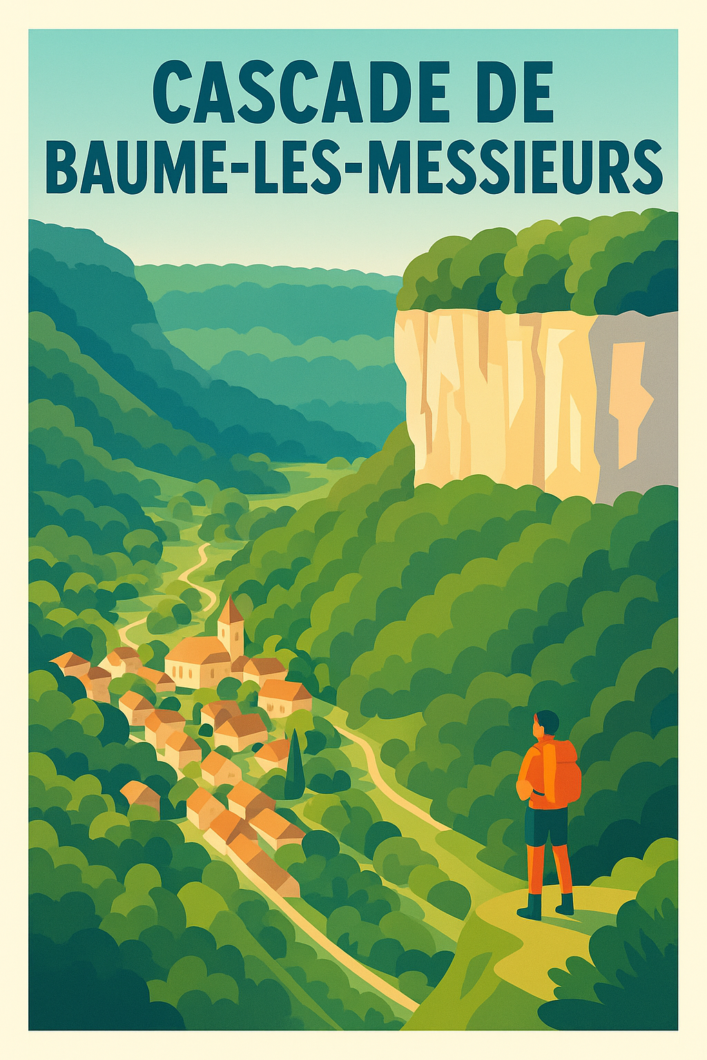 Affiche de Baume-les-Messieurs - L'éclat majestueux du Jura
