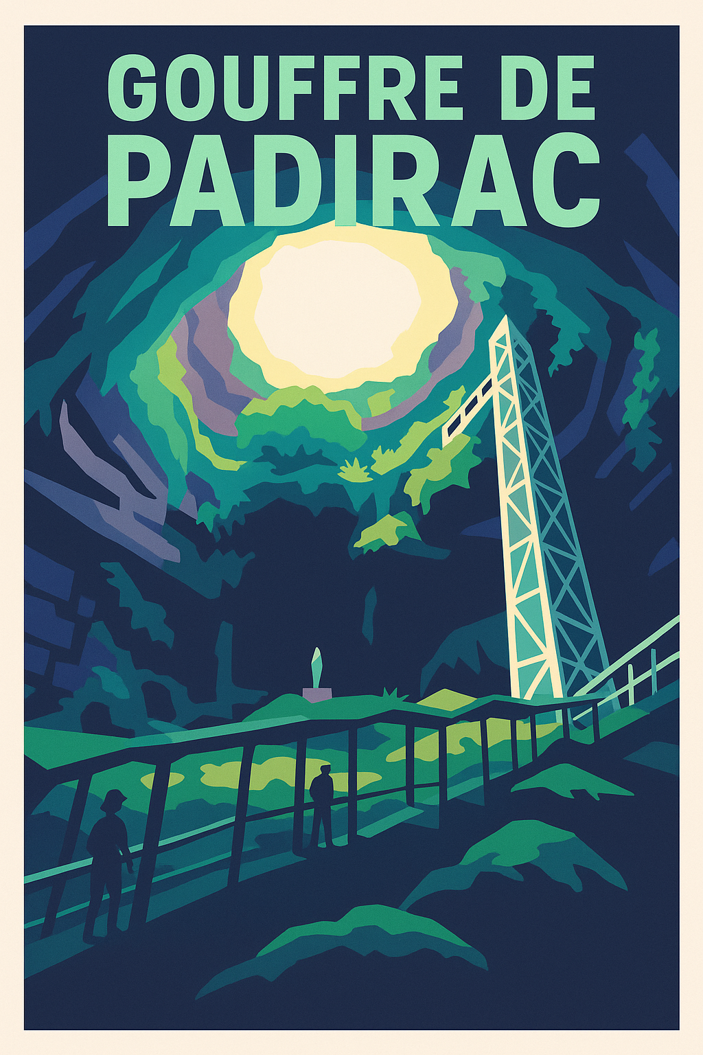 Affiche de Gouffre de Padirac - Une immersion mystique au cœur de la terre