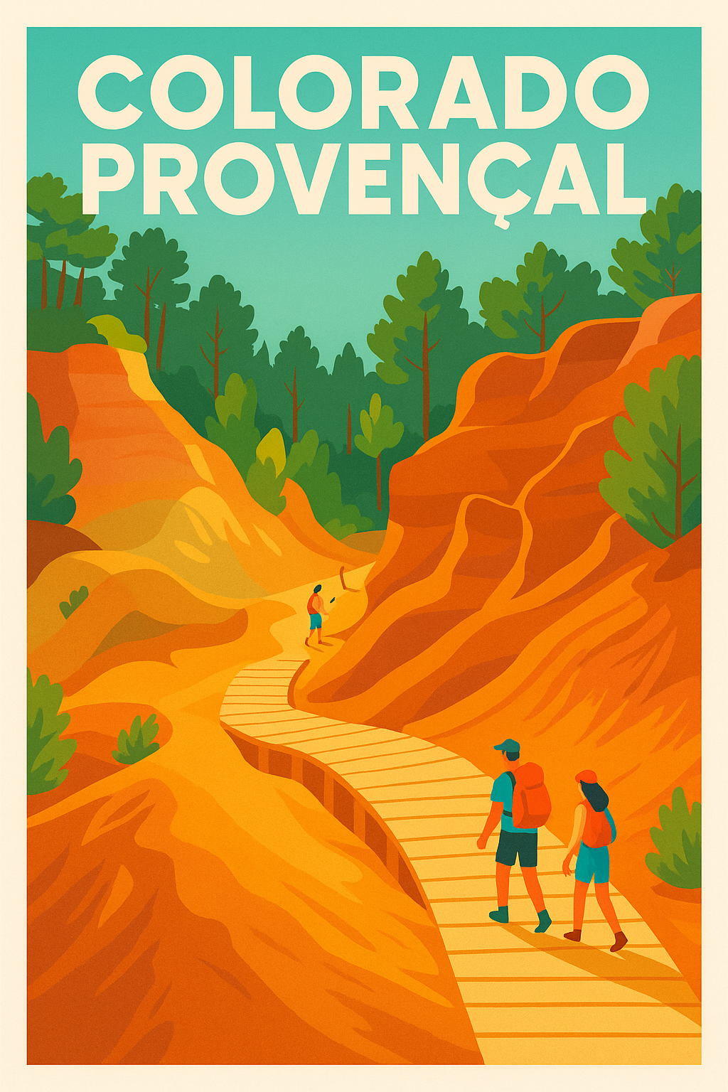 Affiche de Colorado Provençal - L'éclat des ocres du Luberon