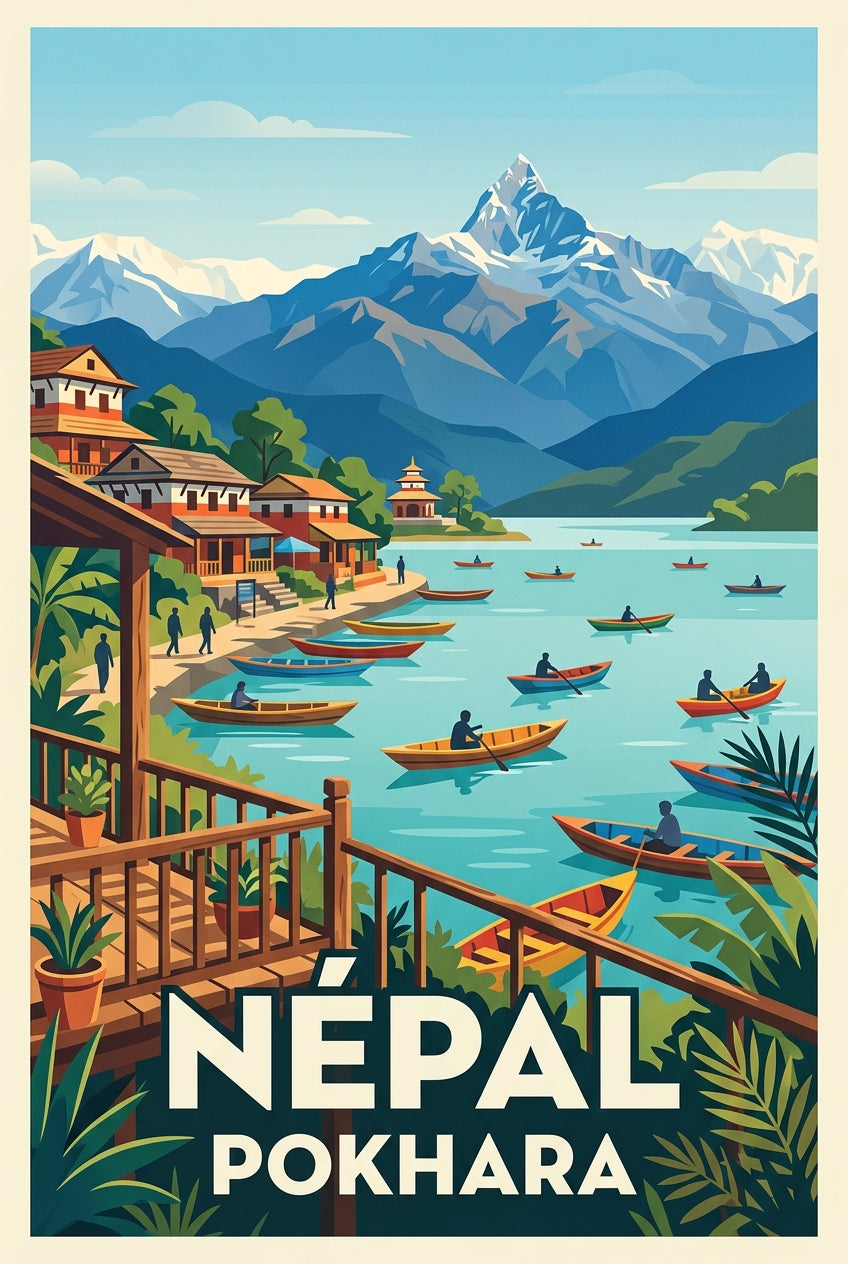 Poster du Népal, poster Himalaya | Afich