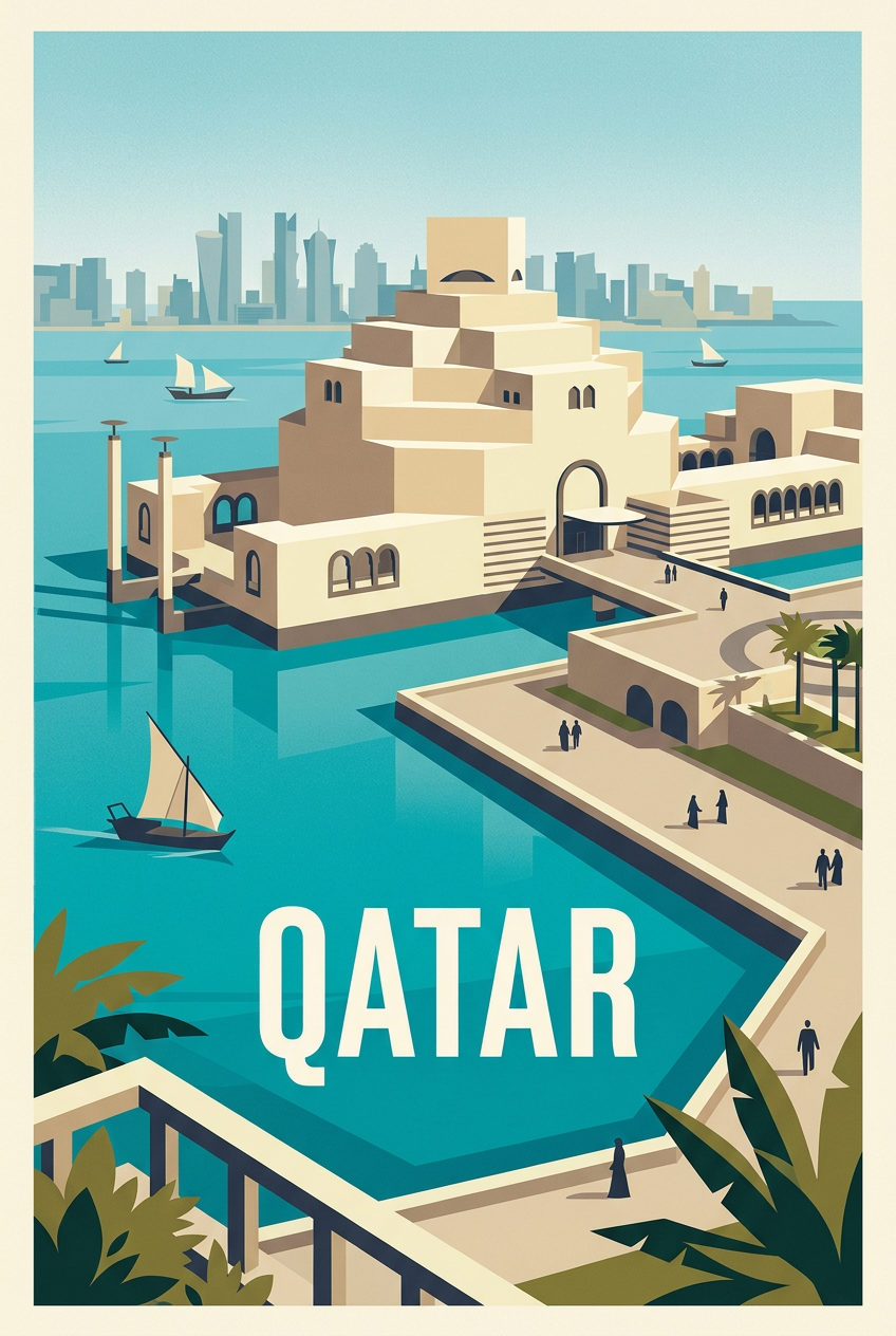 Affiche du Qatar, Musée d'Art Islamique | Afich