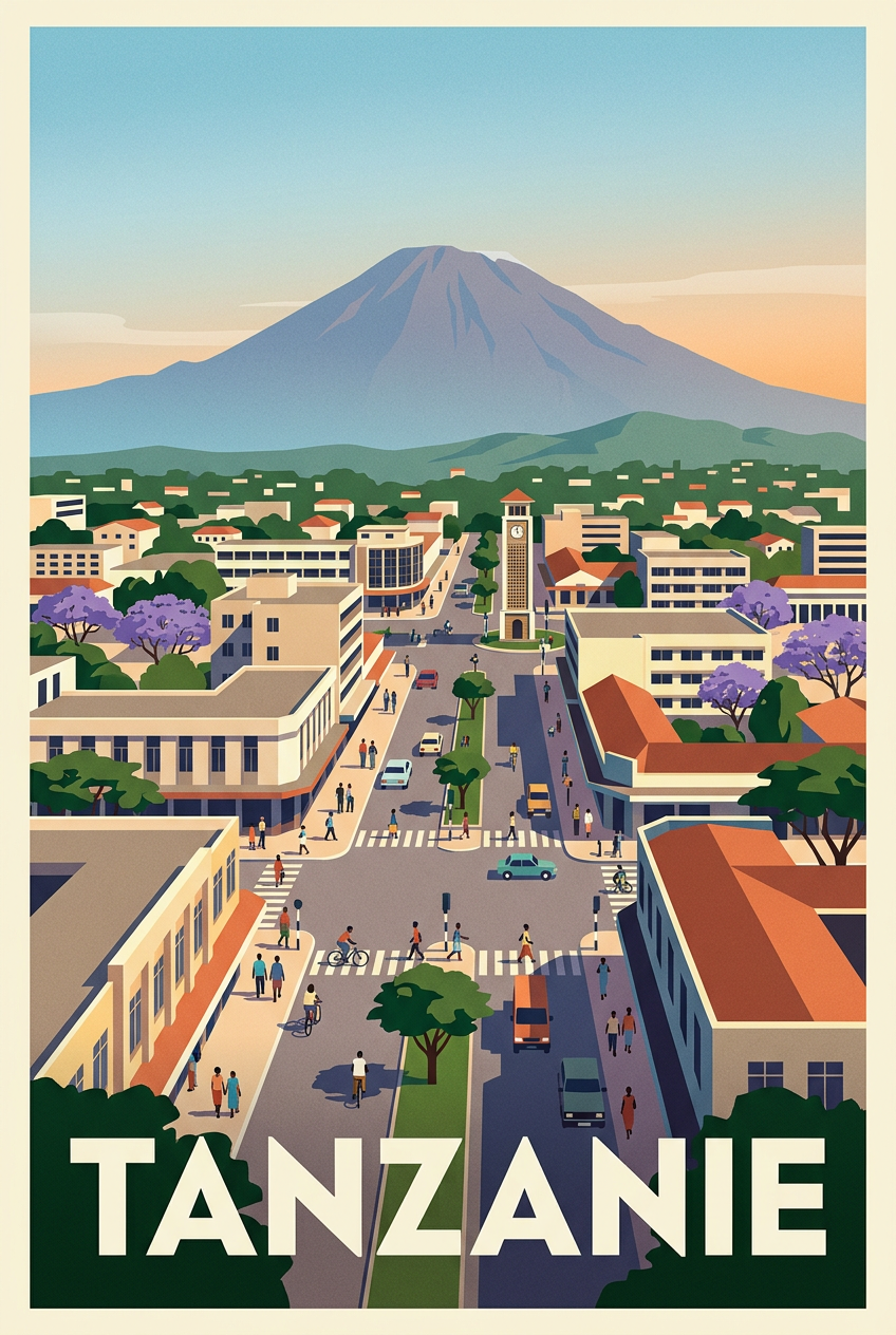 Affiche de Tanzanie, Kilimandjaro | Afich