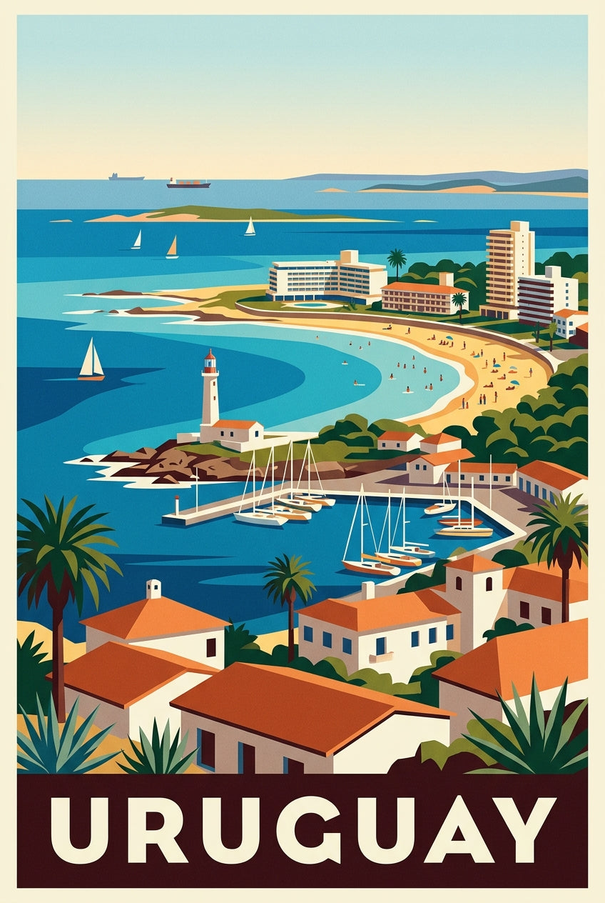 Affiche d'Uruguay, Punta del Este | Afich