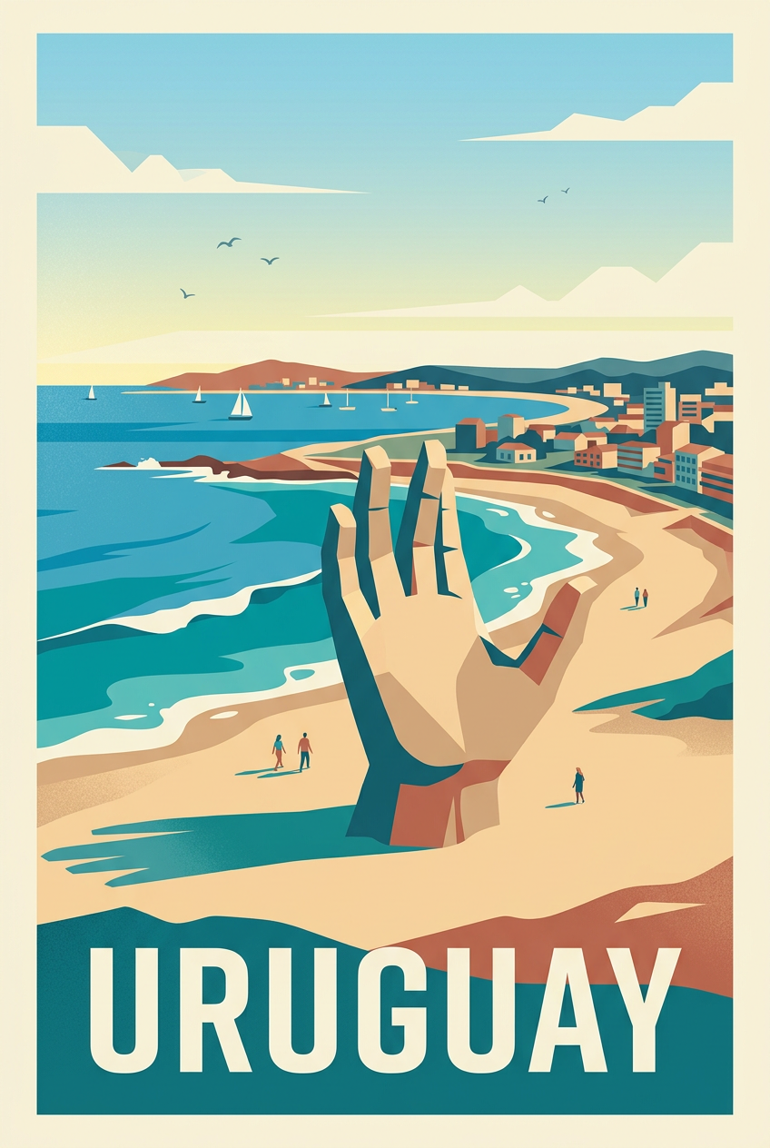Affiche d'Uruguay, Punta del Este | Afich