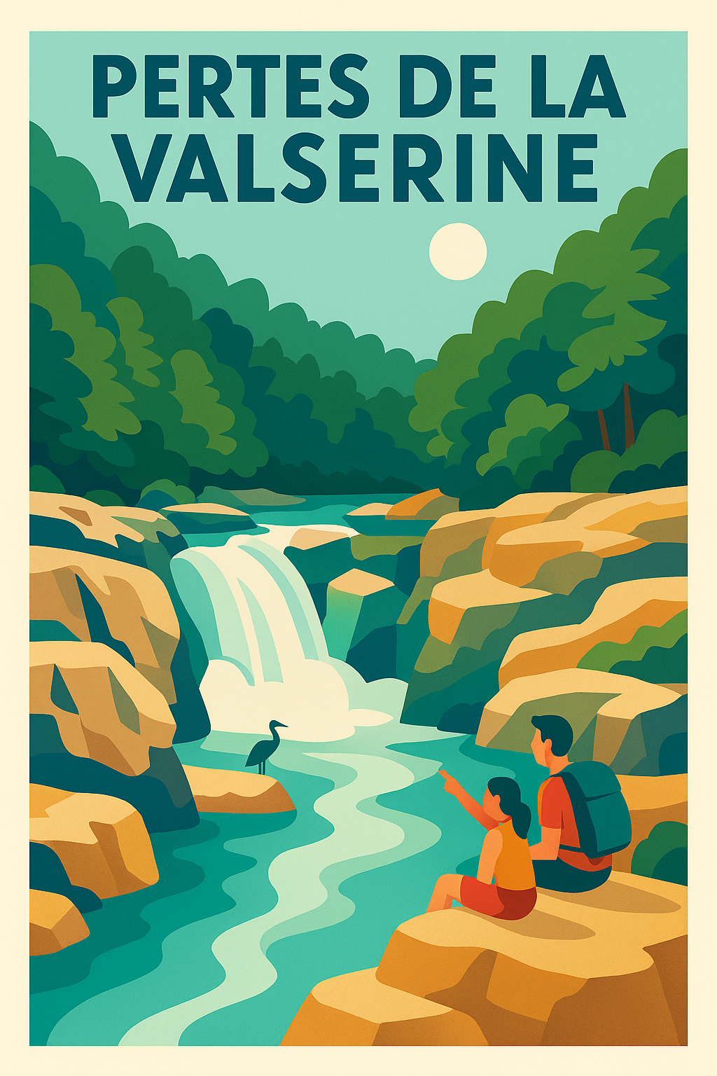 Affiche de Pertes de la Valserine - Évasion sauvage au cœur du Jura
