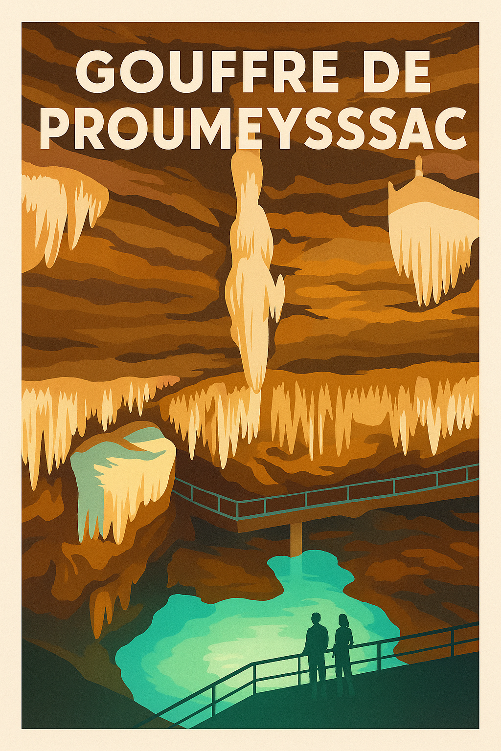 Affiche de Gouffre de Proumeyssac - Plongez au cœur de la Cathédrale de Cristal