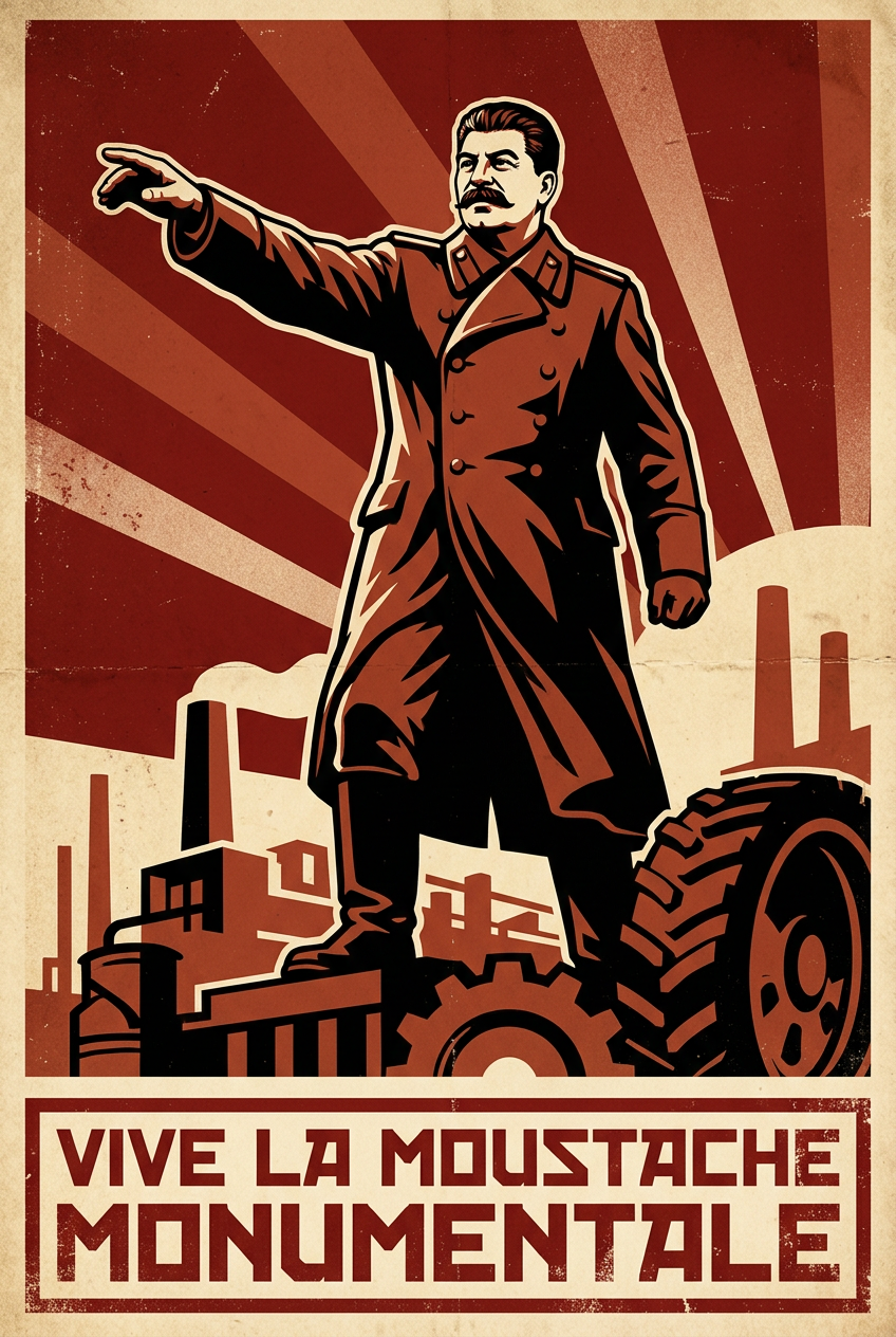 Affiche de la Moustache Monumentale, poster | Afich