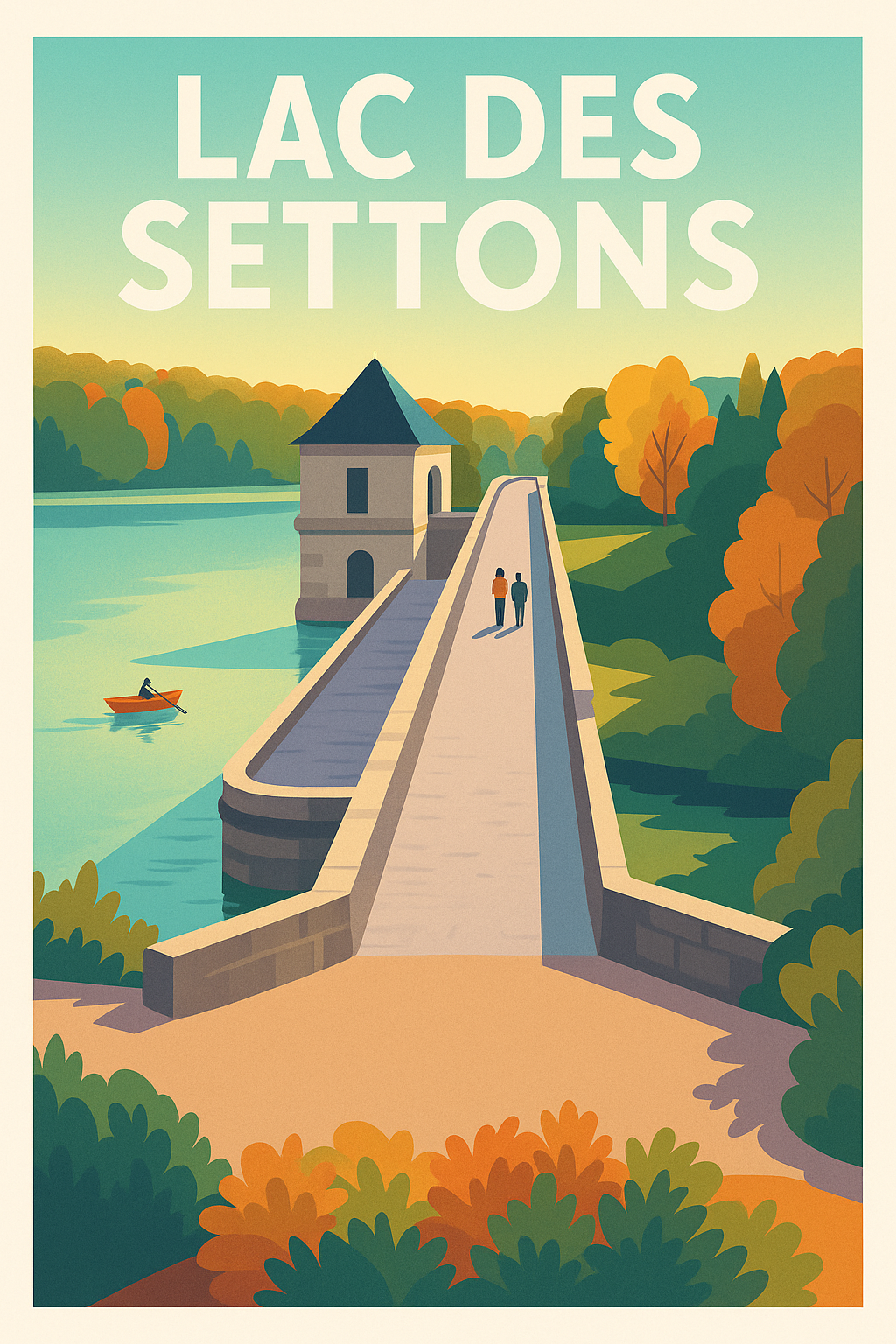 Affiche de Lac des Settons - L'écrin sauvage du Morvan