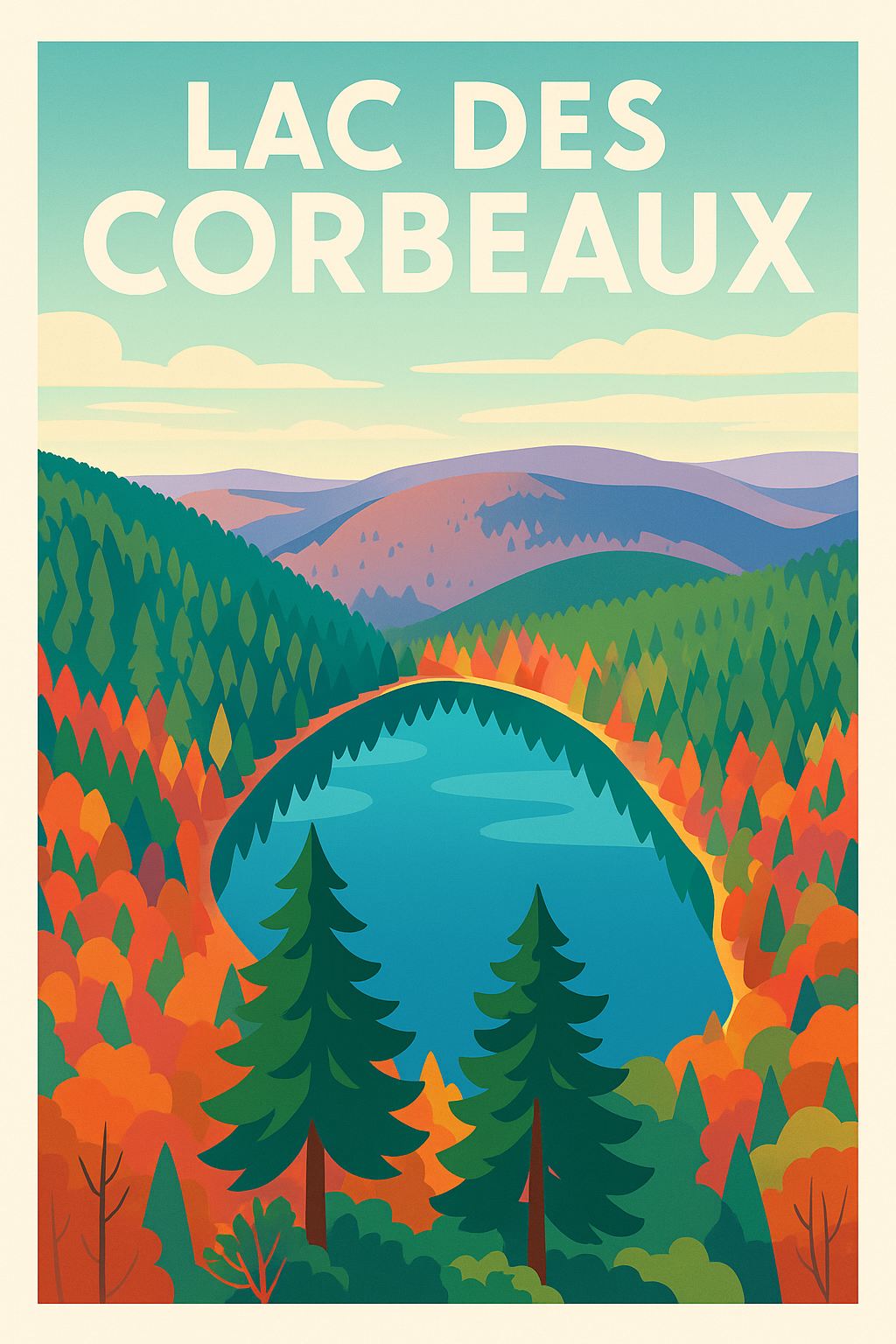 Affiche de Lac des Corbeaux - L'éclat sauvage des Vosges