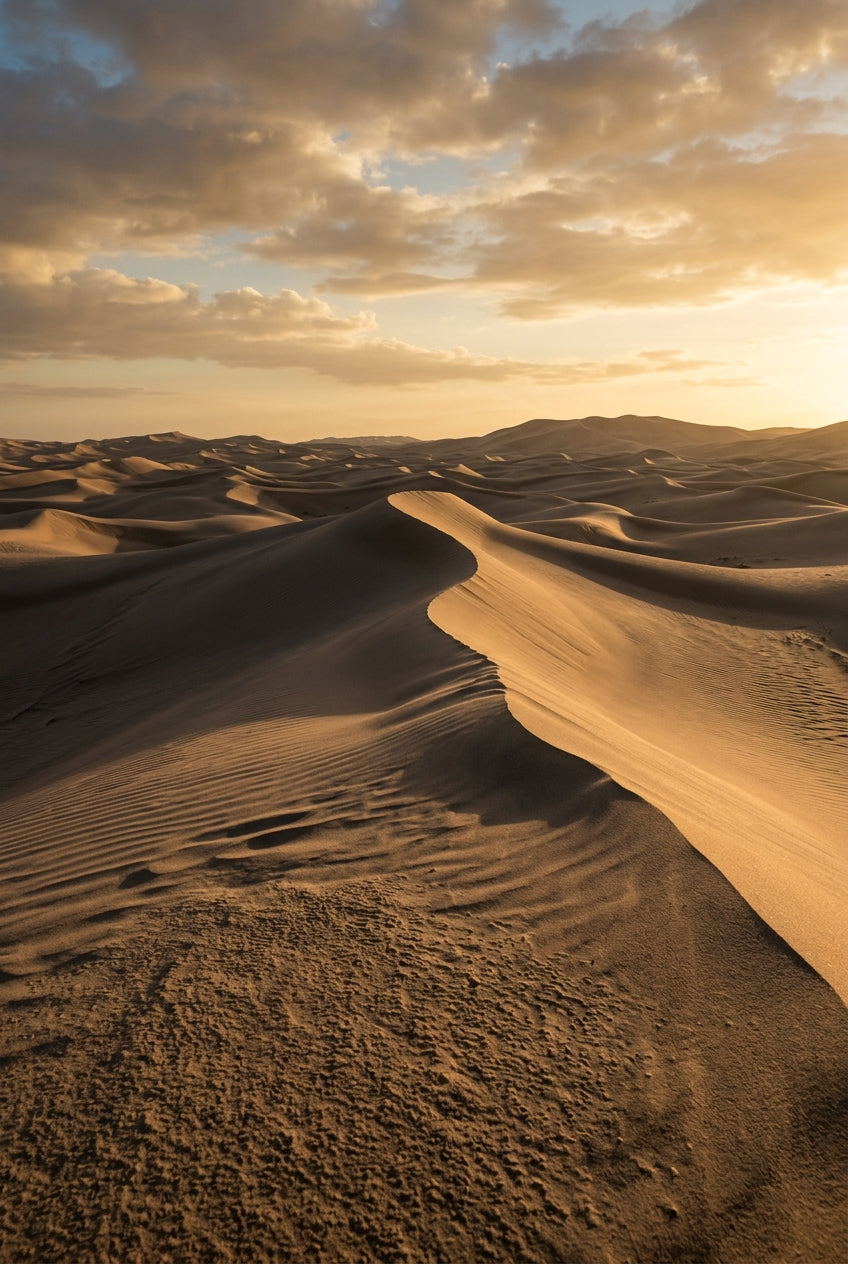 Affiche de désert, poster dunes de sable