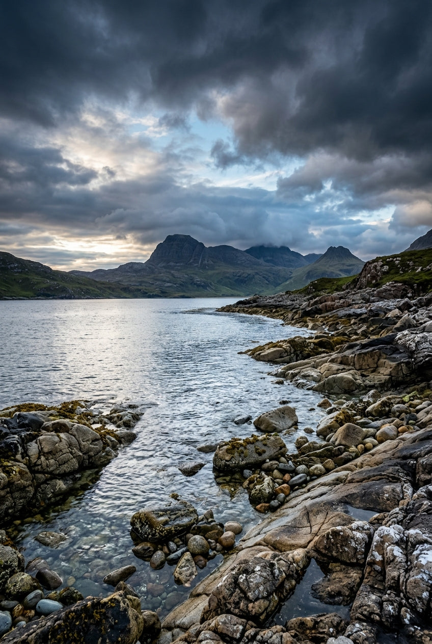Poster d'Ecosse, paysage de loch sauvage