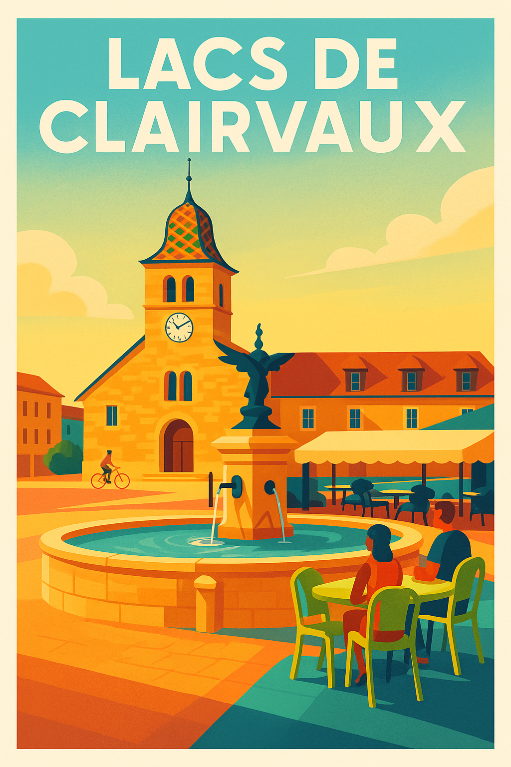 Affiche de Lacs de Clairvaux - Douceur de vivre au cœur du Jura