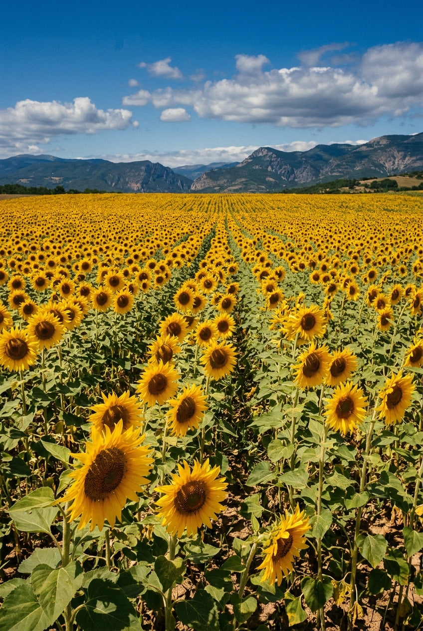 Poster de tournesols, affiche de Provence