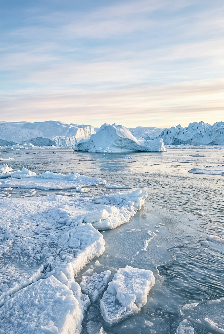 Affiche de banquise, poster blocs de glace