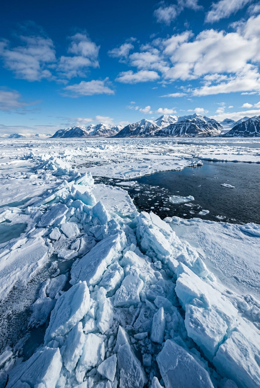 Affiche de banquise, poster blocs de glace