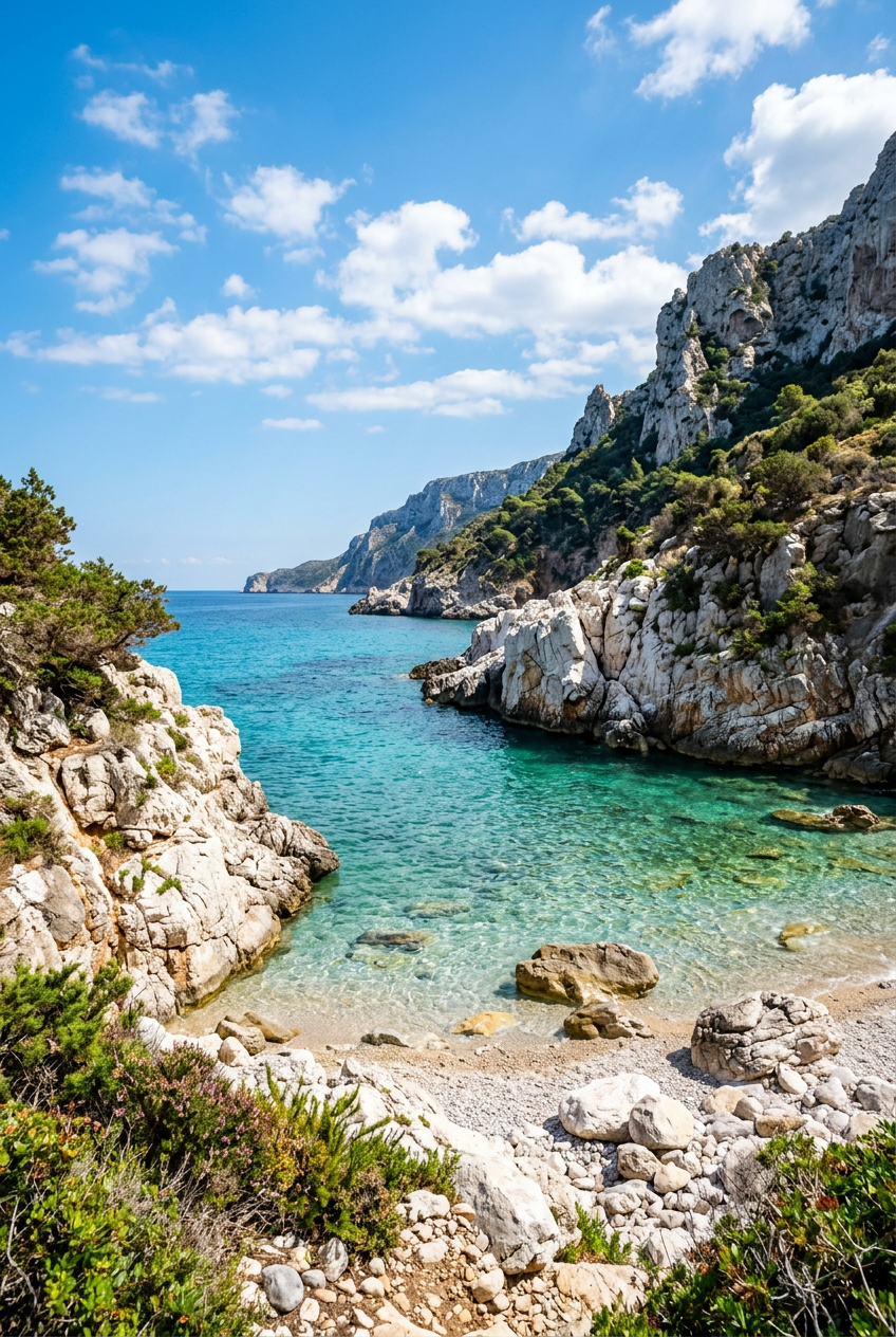 Affiche des Calanques, poster paysage de Marseille