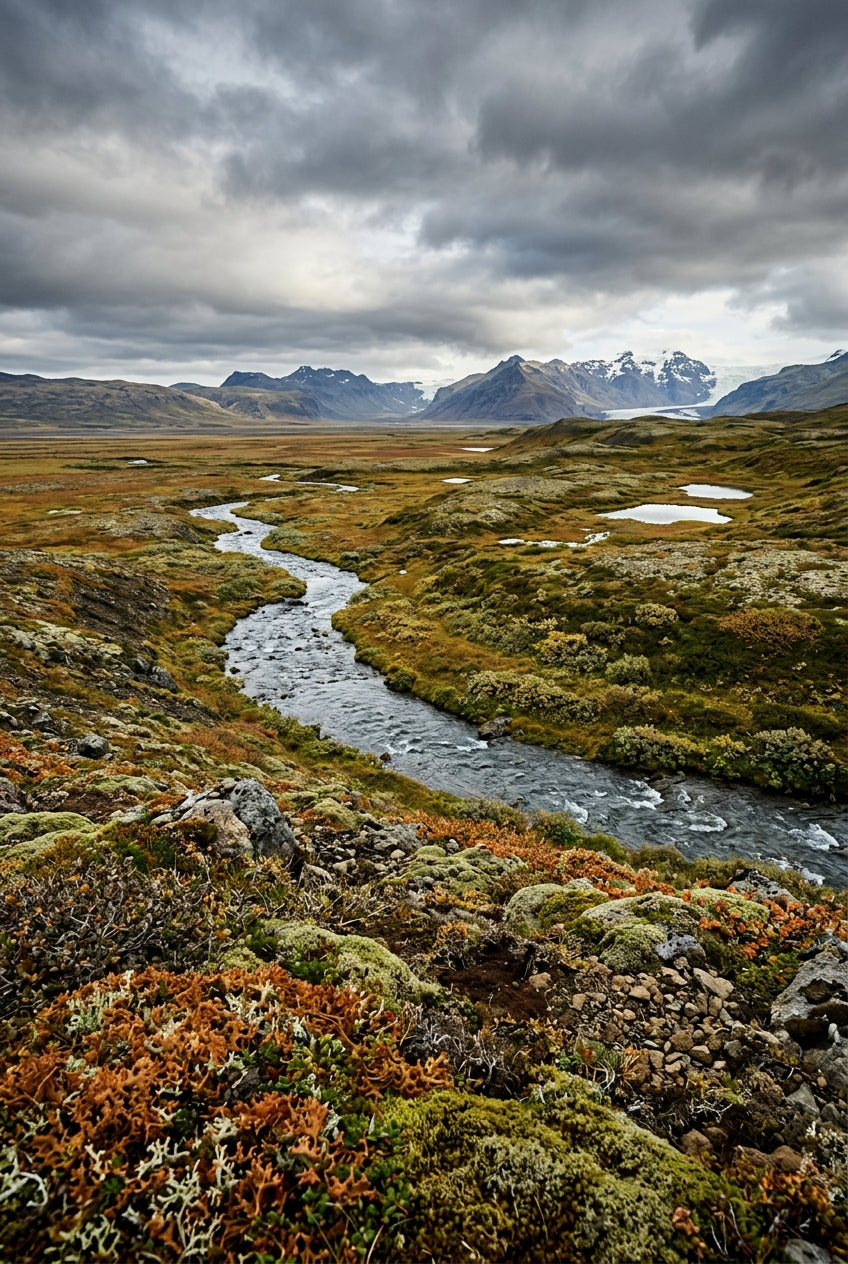 Poster d'Islande, paysage de toundra