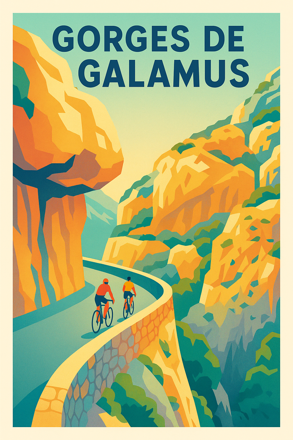 Affiche de Gorges de Galamus - Évasion vertigineuse au cœur des falaises