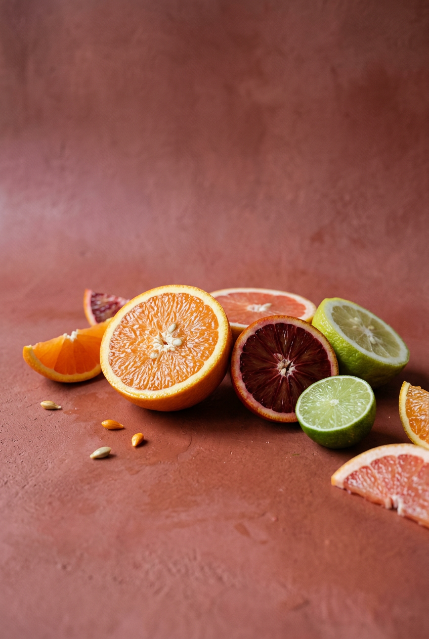 Poster d'agrumes, fruits de cuisine