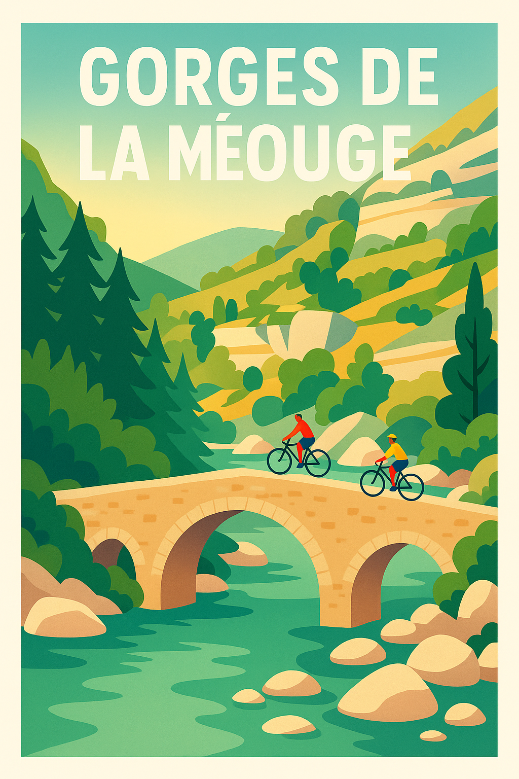 Affiche de Gorges de la Méouge - L'échappée sauvage au cœur des Alpes