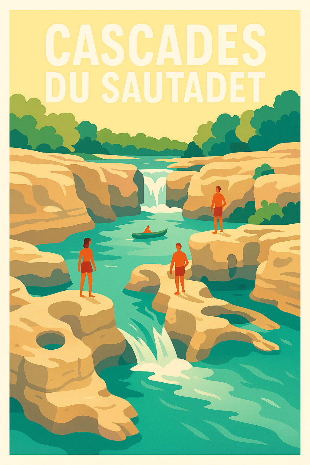 Affiche de Cascades du Sautadet - L'éclat sauvage du Gard