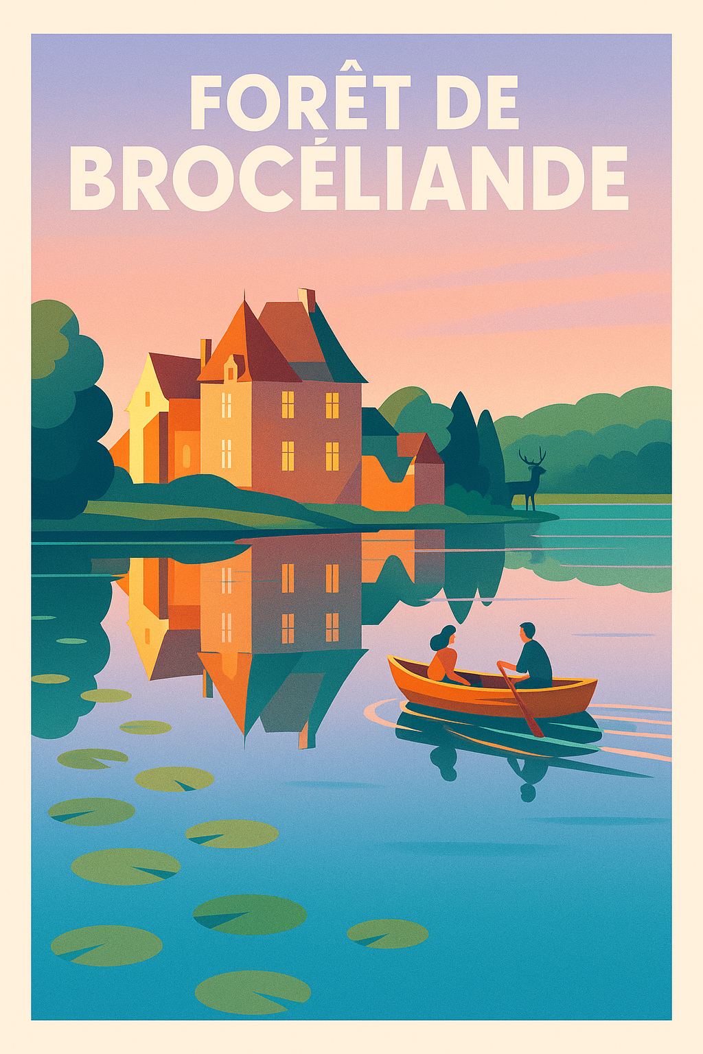 Affiche de Forêt de Brocéliande - Évadez-vous au cœur du mythe arthurien