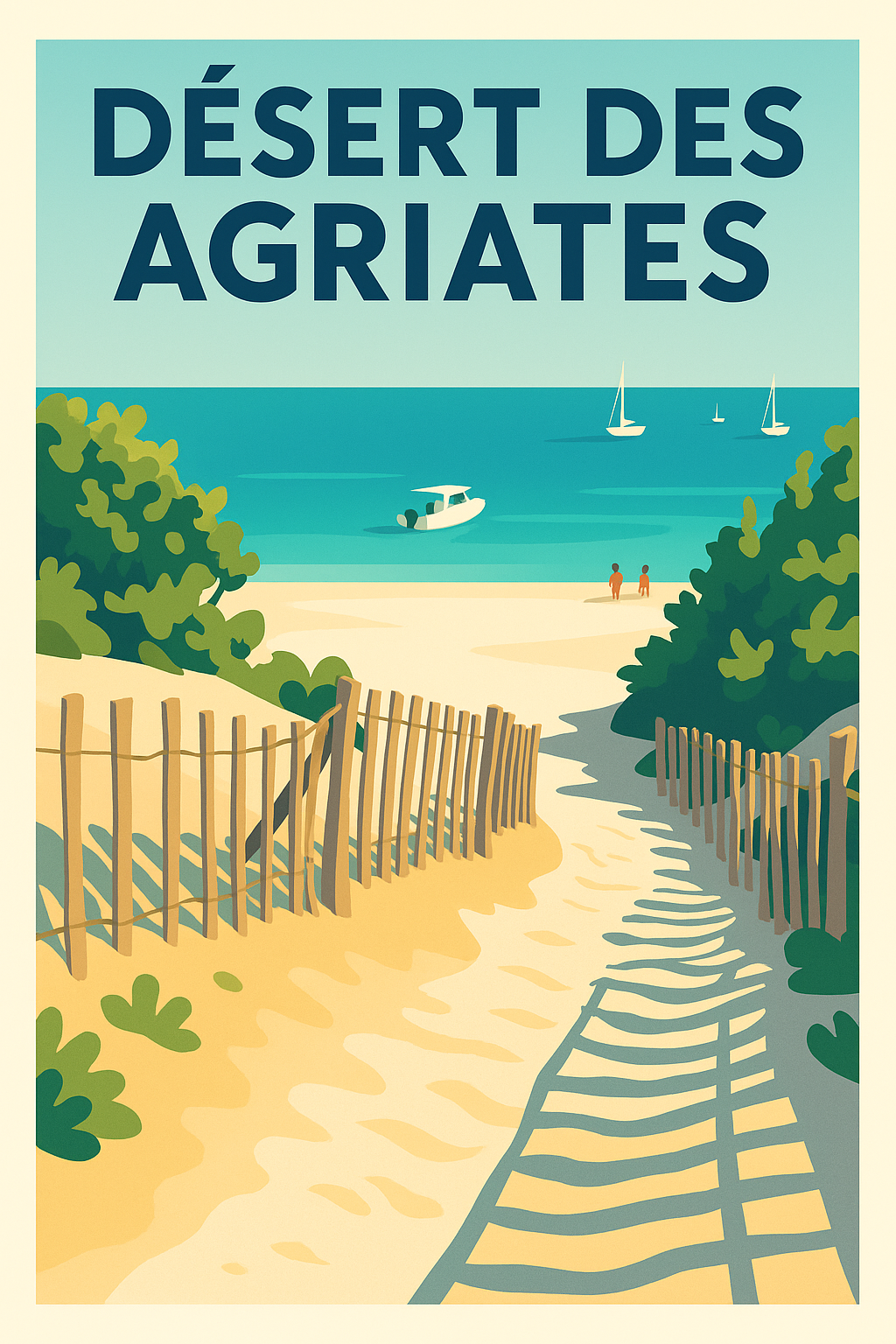 Affiche de Désert des Agriates - L'éclat sauvage du littoral corse