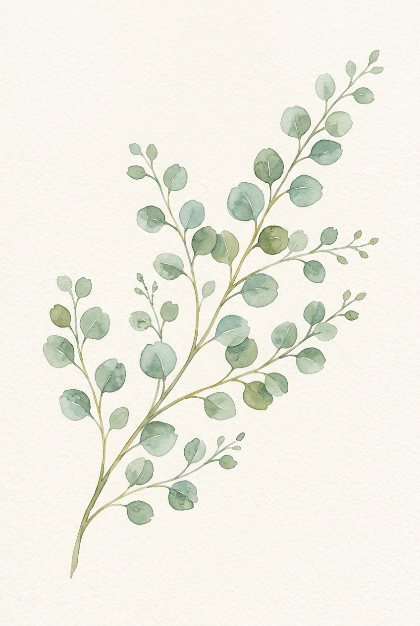 Affiche Chambre Eucalyptus - Poster Botanique