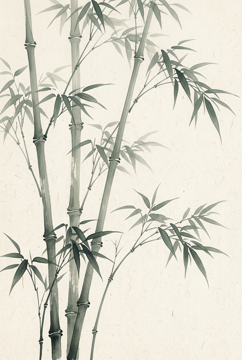 Affiche Chambre Bambou - Poster Botanique