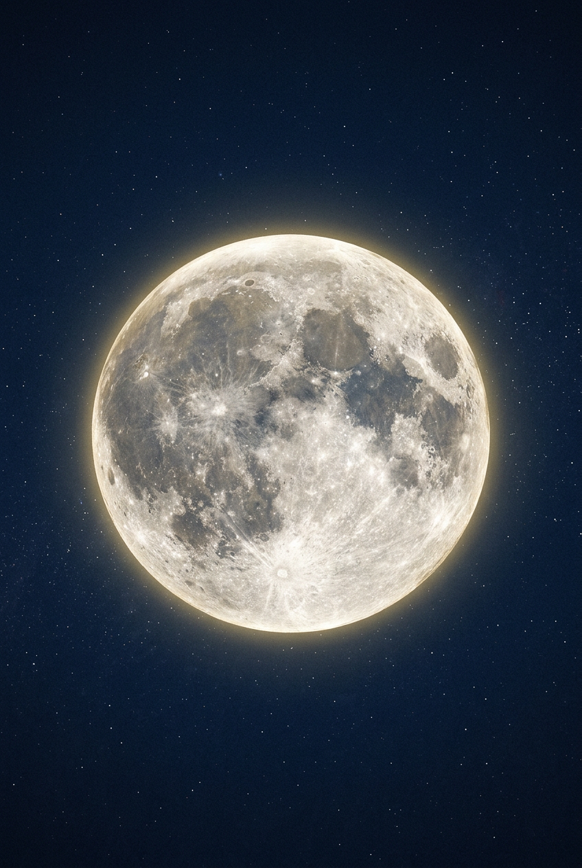 Affiche Chambre Pleine Lune - Poster Céleste