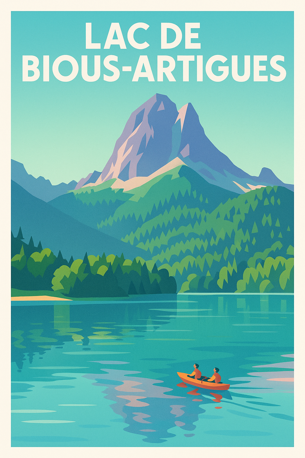 Affiche de Lac de Bious-Artigues - L'écrin sauvage des Pyrénées