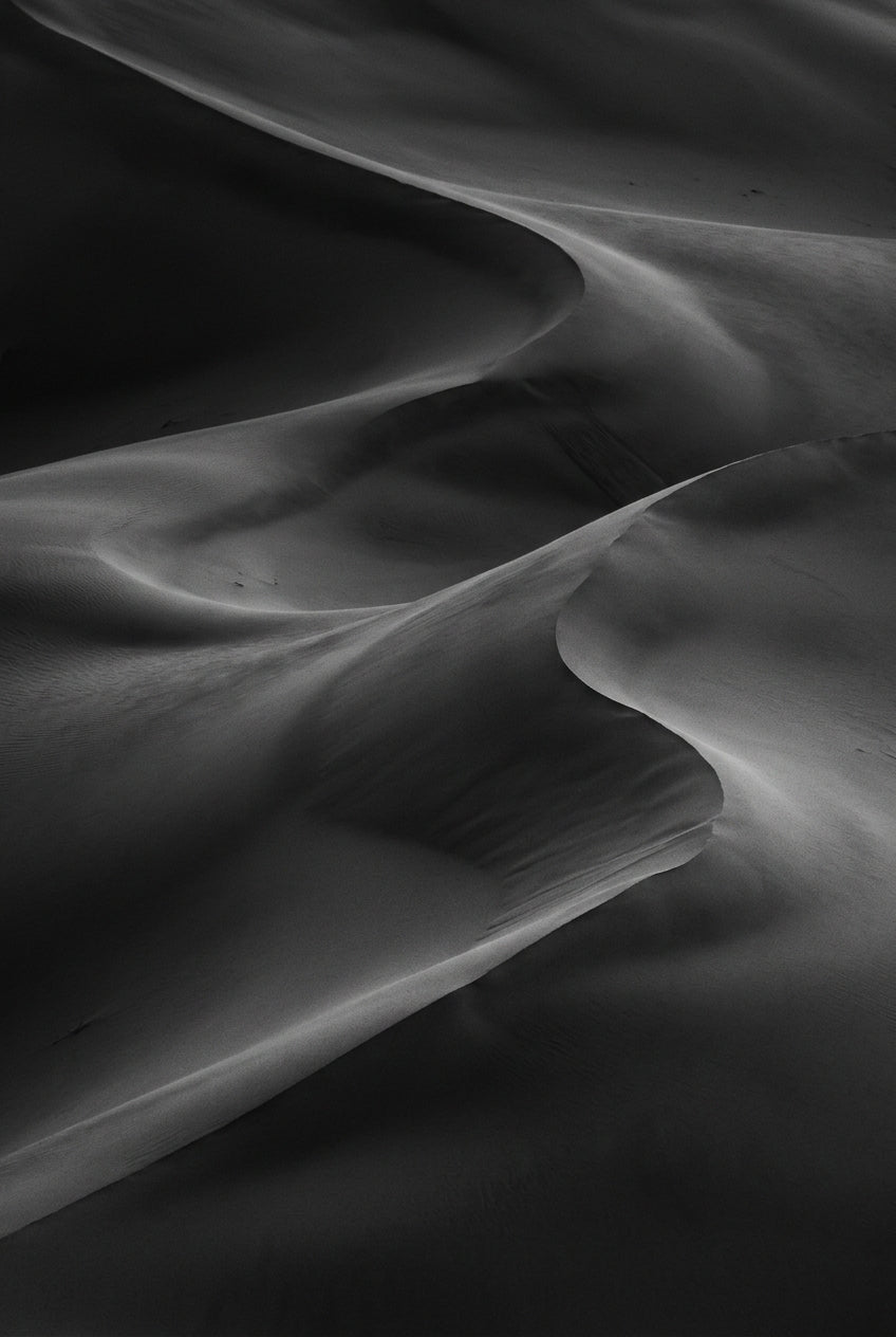 Affiche Chambre Dunes - Poster Noir et Blanc