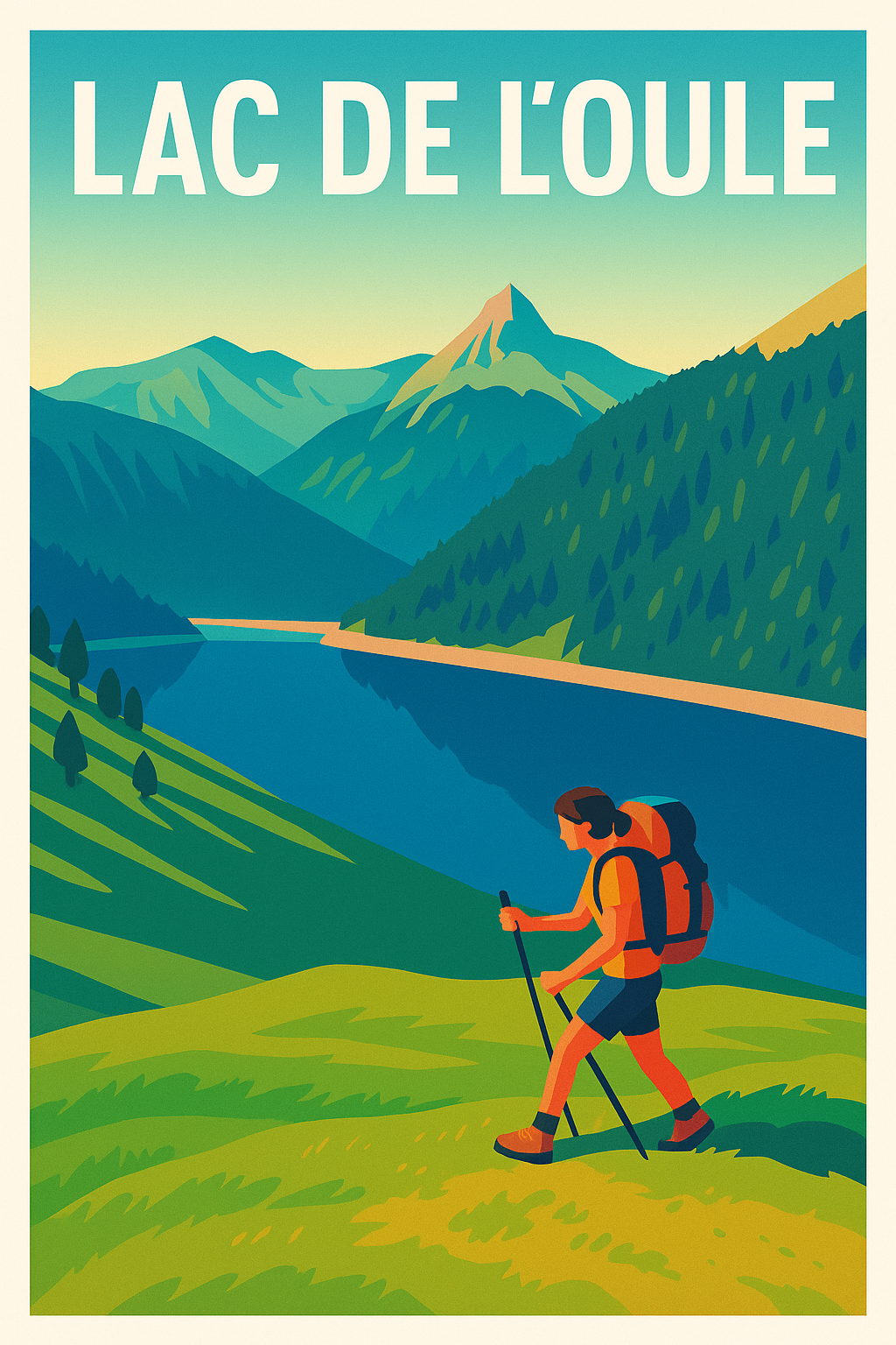 Affiche de Lac de l'Oule - L'évasion sauvage au cœur des Pyrénées