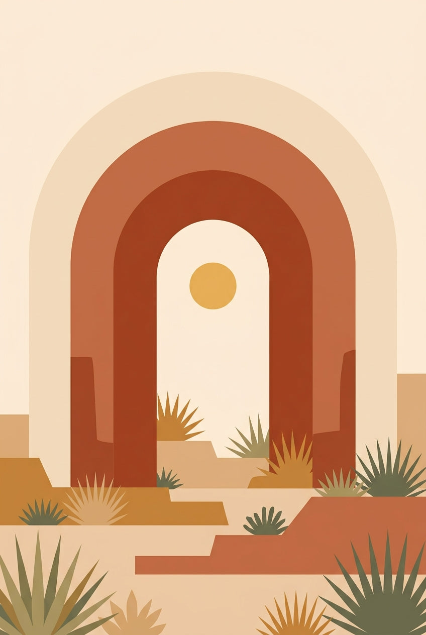 Affiche Chambre Arches du Désert - Poster Boho
