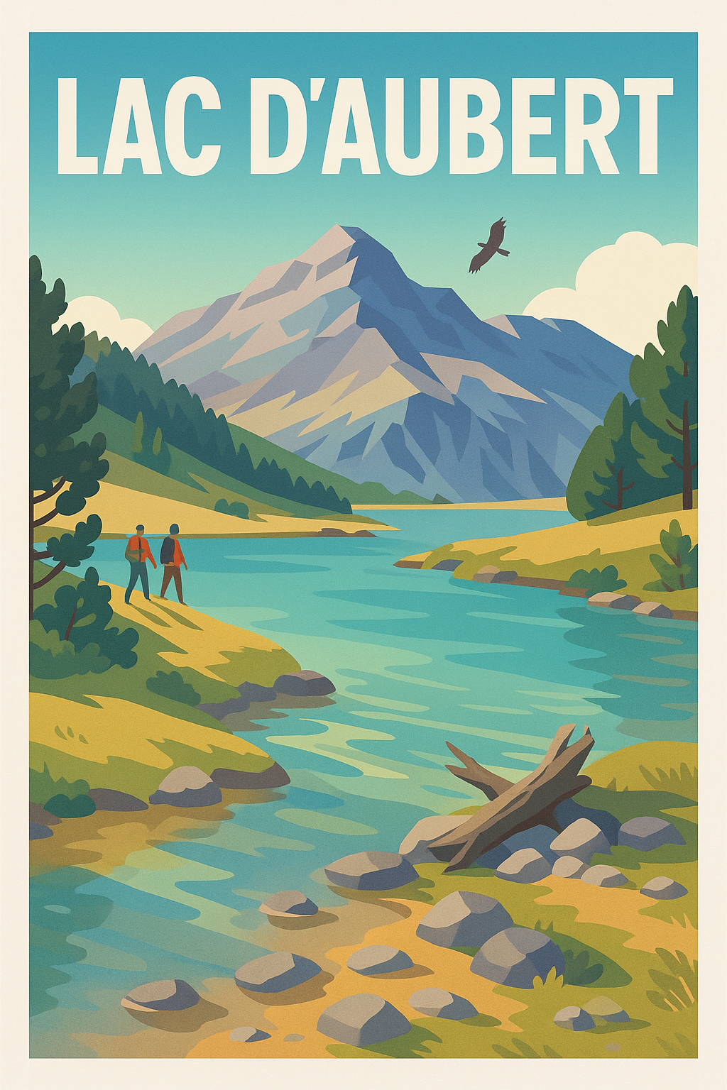 Affiche de Lac d'Aubert - L'évasion sauvage au cœur des Pyrénées