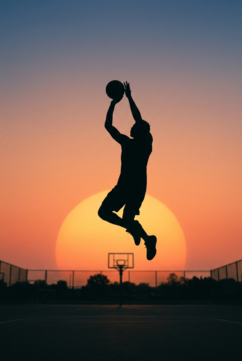 Affiche Chambre Ado Basketteur - Poster Basketball