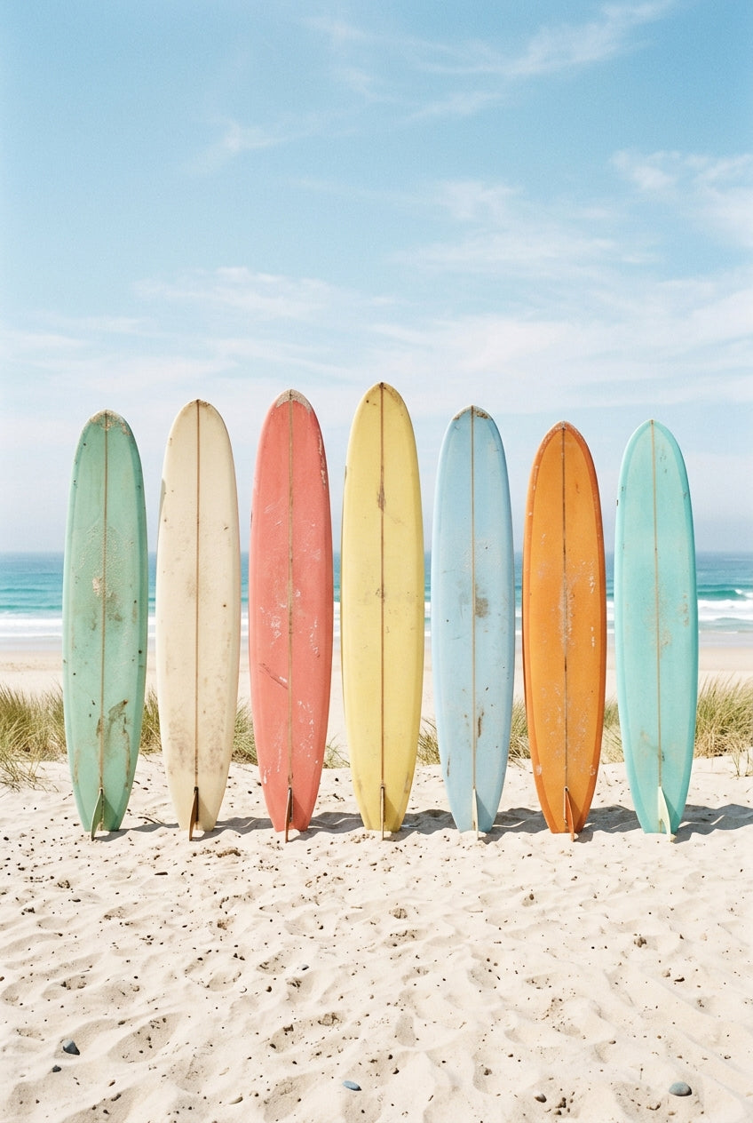 Affiche Chambre Ado Planches de Surf - Poster Surf