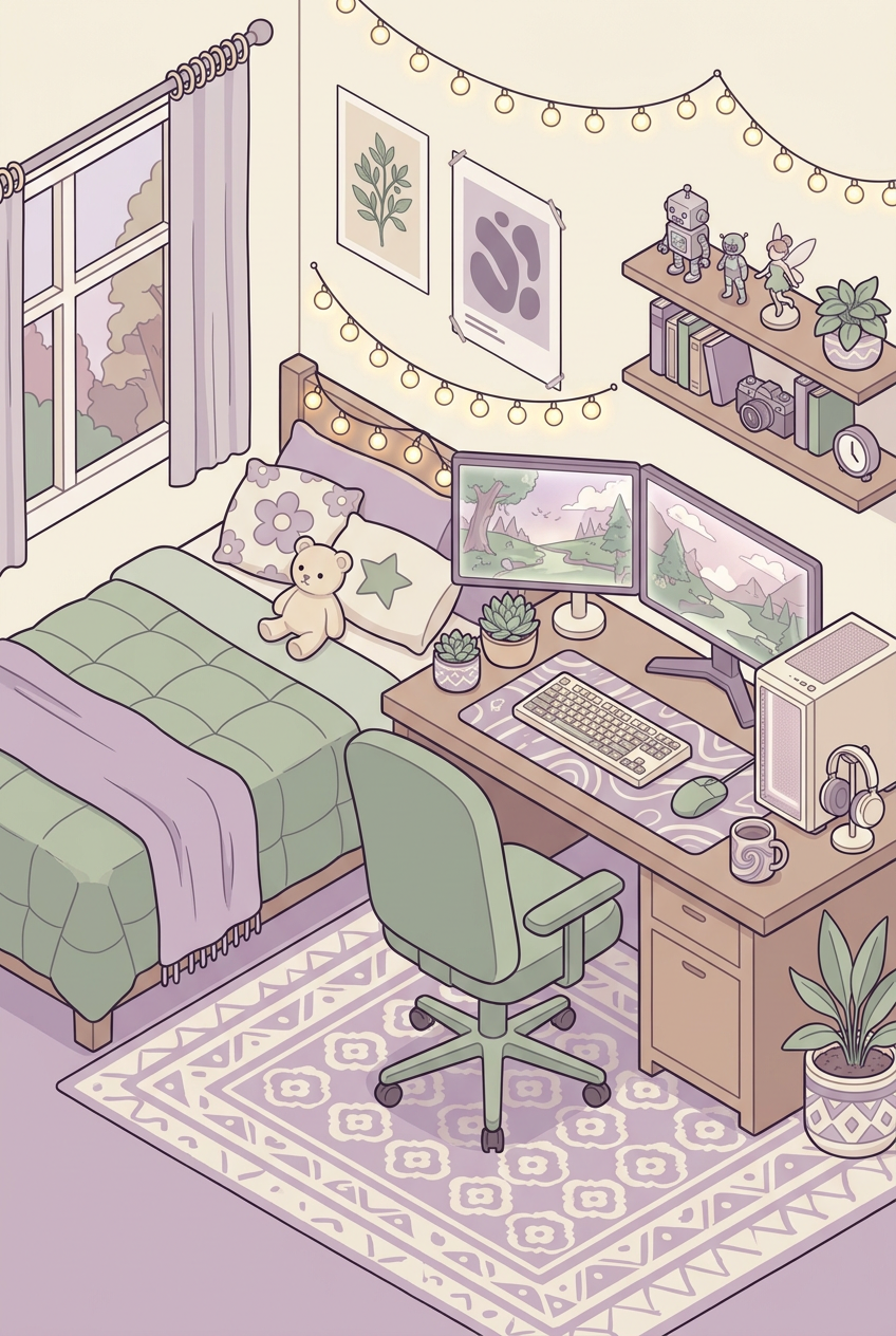 Affiche Chambre Ado Chambre Gamer - Poster Gaming