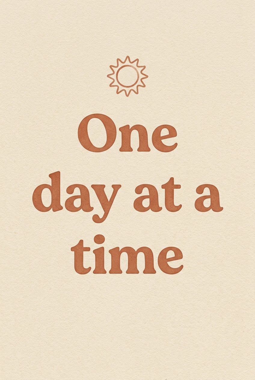 Affiche Chambre Ado One Day at a Time - Poster Citation