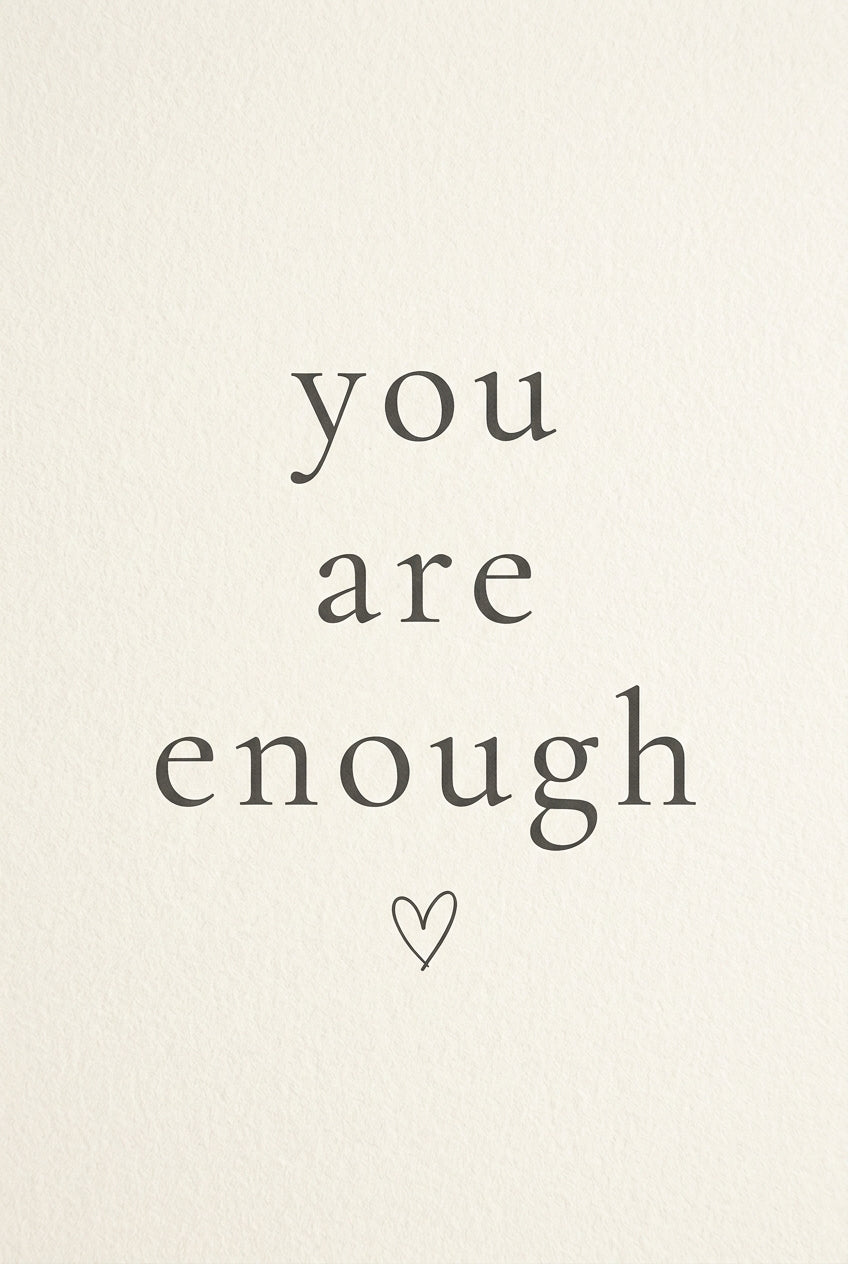 Affiche Chambre Ado You Are Enough - Poster Citation