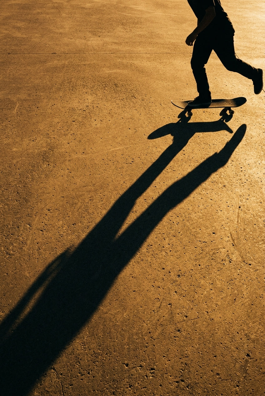 Affiche Chambre Ado Ombre du Skateur - Poster Skate