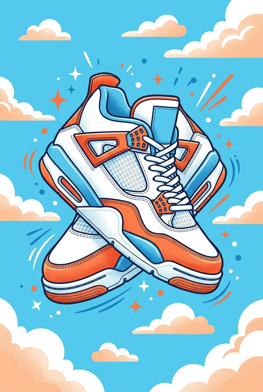 Affiche Chambre Ado Sneaker Pop - Poster Streetwear
