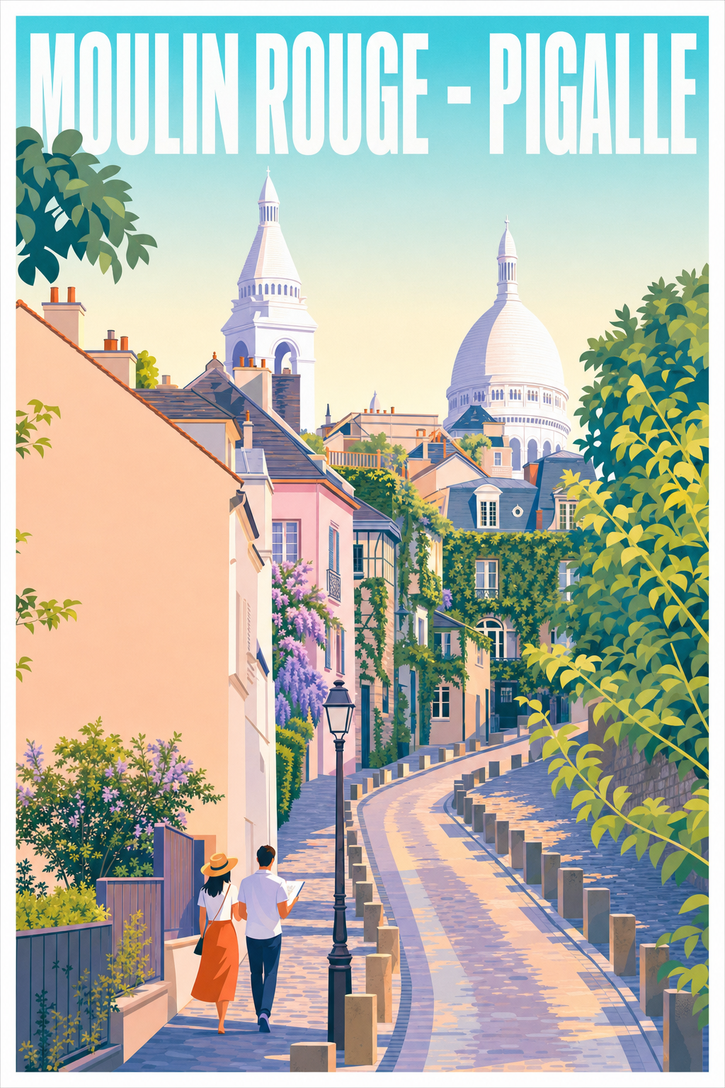 Affiche de Pigalle, poster Sacré-Cœur