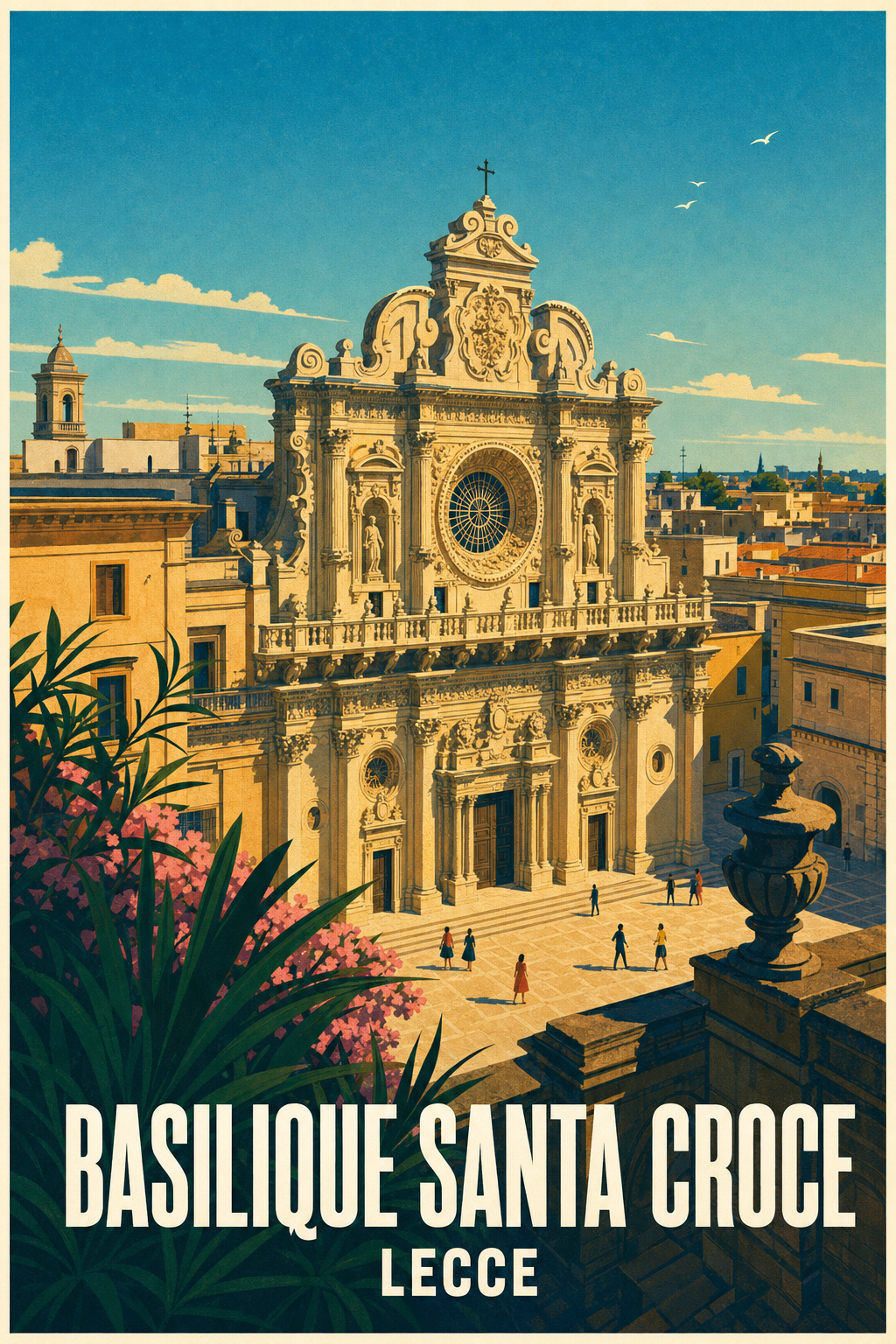 Poster de la Basilique Santa Croce, Lecce